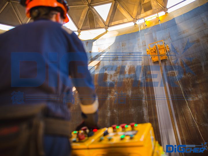 大型油罐內壁除銹