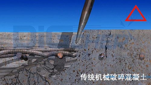 傳統機械破碎混凝土